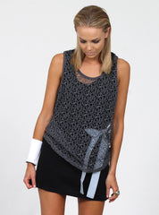 TUESDAY SINGLET - CHARCOAL