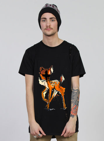 DESTR CLIFFORD TEE - BAMBI BLACK