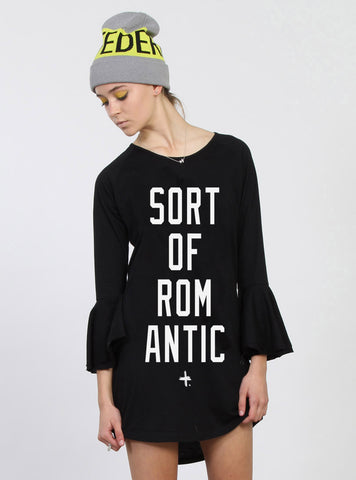 BELL DRESS - SORT OF ROMANTIC BLACK