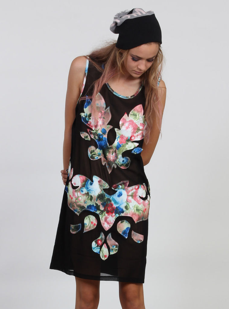 BLOOM DRESS MUSK ROSE