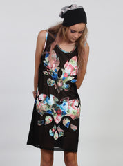 BLOOM DRESS MUSK ROSE