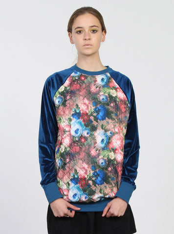 BOUQUET CREW TEAL / MUSK