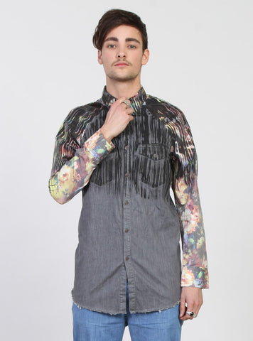 LS COMA SHIRT - BRUSHED orange