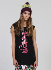MINUTE TANK - PINK PANTHER BLACK