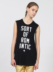 MINUTE TANK - SORT OF ROMANTIC BLACK