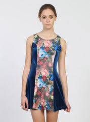 PRINCESS DRESS MUSK/TEAL