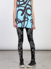 RENAISSANCE LEGGINGS BLACK/GREY