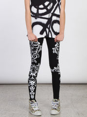 RENAISSANCE LEGGINGS black/white