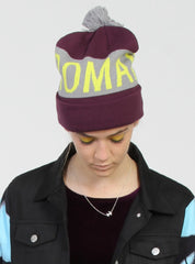 ROMANTIC BEANIE PLUM