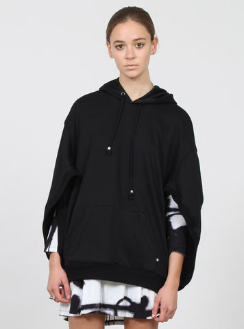 SWEAT CAPE BLACK