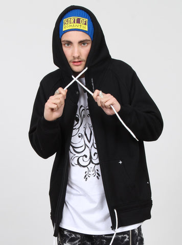 VADER ZIP UP HOOD BLACK