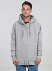 VADER ZIP UP HOOD GREY MARLE