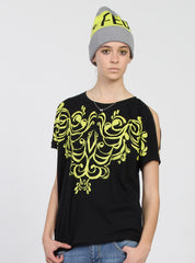 WATCH TEE - RENASSIANCE RIB CAGE BLACK