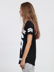 NIGHT TEE - NO26 BLACK/WHITE