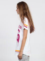 NIGHT TEE - NO26 WHITE/PLUM