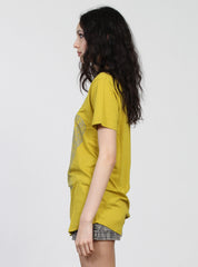 ABIDE TEE - DIAMOND HEART - GOLD