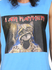 ATLAS TANK - I AM MAYHEM - BLUE