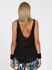 BABYBOW SINGLET - BLACK