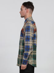 CHECK CHECK CHECK IT SHIRT BLUE