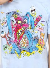 CLIFFORD TEE - PSYCHO BUNNY - BLUE