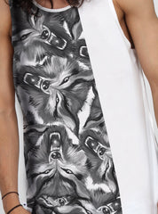 CREEPER SINGLET - WHITE WOLF