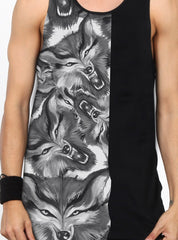 CREEPER SINGLET - BLACK WOLF