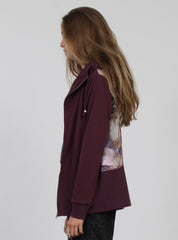 CUDDLES ZIP UP PLUM