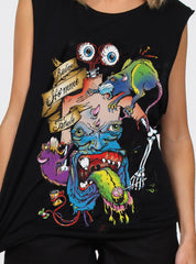 FOLDER TANK - EATEN - BLACK