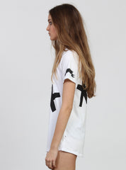 NIGHT TEE - F**N WHITE