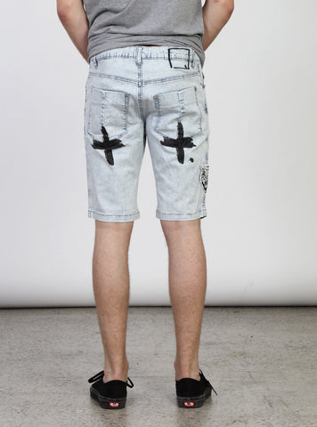 PATCHED PERFECT SHORTS - D PLUS - ACID
