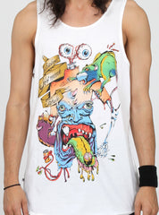 PLAZA SINGLET - EATEN - WHITE