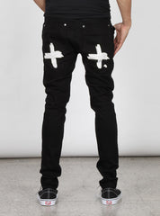 ROCCO JEAN - D PLUS - BLACK / WHITE