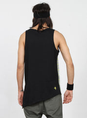 SLANTED SINGLET - YELLOW