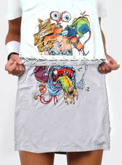 SPLIT LACE DRESS - MINT