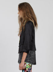 BOTANICAL BLAZER BLACK