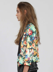 BOTANICAL BLAZER Red