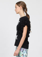 BUTTERFLY TOP - SORT OF ROMANTIC BLACK