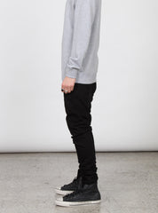 ROCCO - EMBROIDED +. BLACK