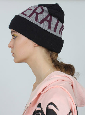 FEDERATION BEANIE BLACK