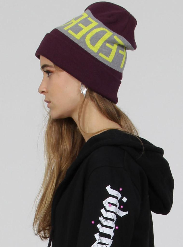FEDERATION BEANIE PLUM