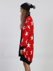 HUGS CARDIGAN Red