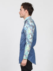 LS COMA SHIRT - BRUSHED LIGHT BLUE
