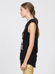 MINUTE TANK - SORT OF ROMANTIC BLACK