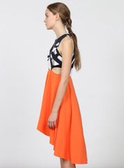 MODEL DRESS orange