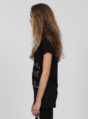 NIGHT TEE - FALL SEVEN GET UP 8 BLACK