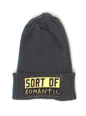 PATCHED BEANIE CHARCOAL