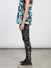 RENAISSANCE LEGGINGS BLACK/GREY
