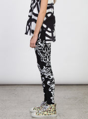 RENAISSANCE LEGGINGS black/white