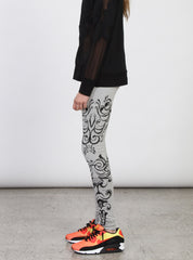 RENAISSANCE LEGGINGS GREY/BLACK