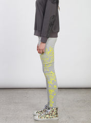 RENAISSANCE LEGGINGS Grey/Yellow